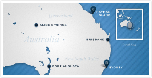 Leading Hotels of the World_Australia Map